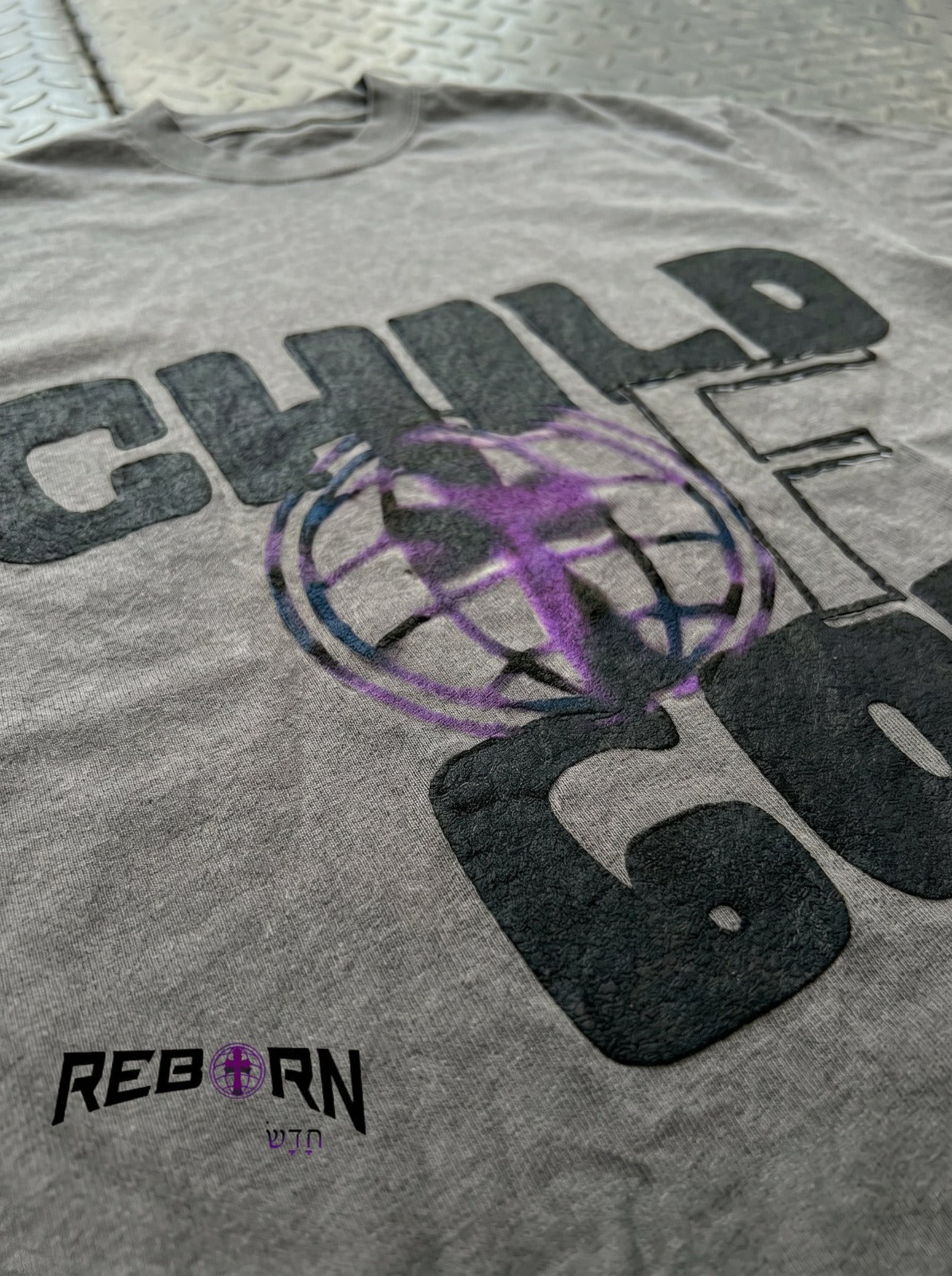 REBORN “Child of God” Tee – Grey