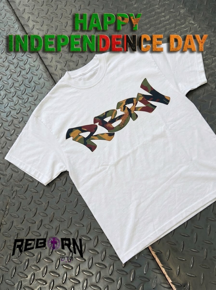REBORN Independence Tee – White