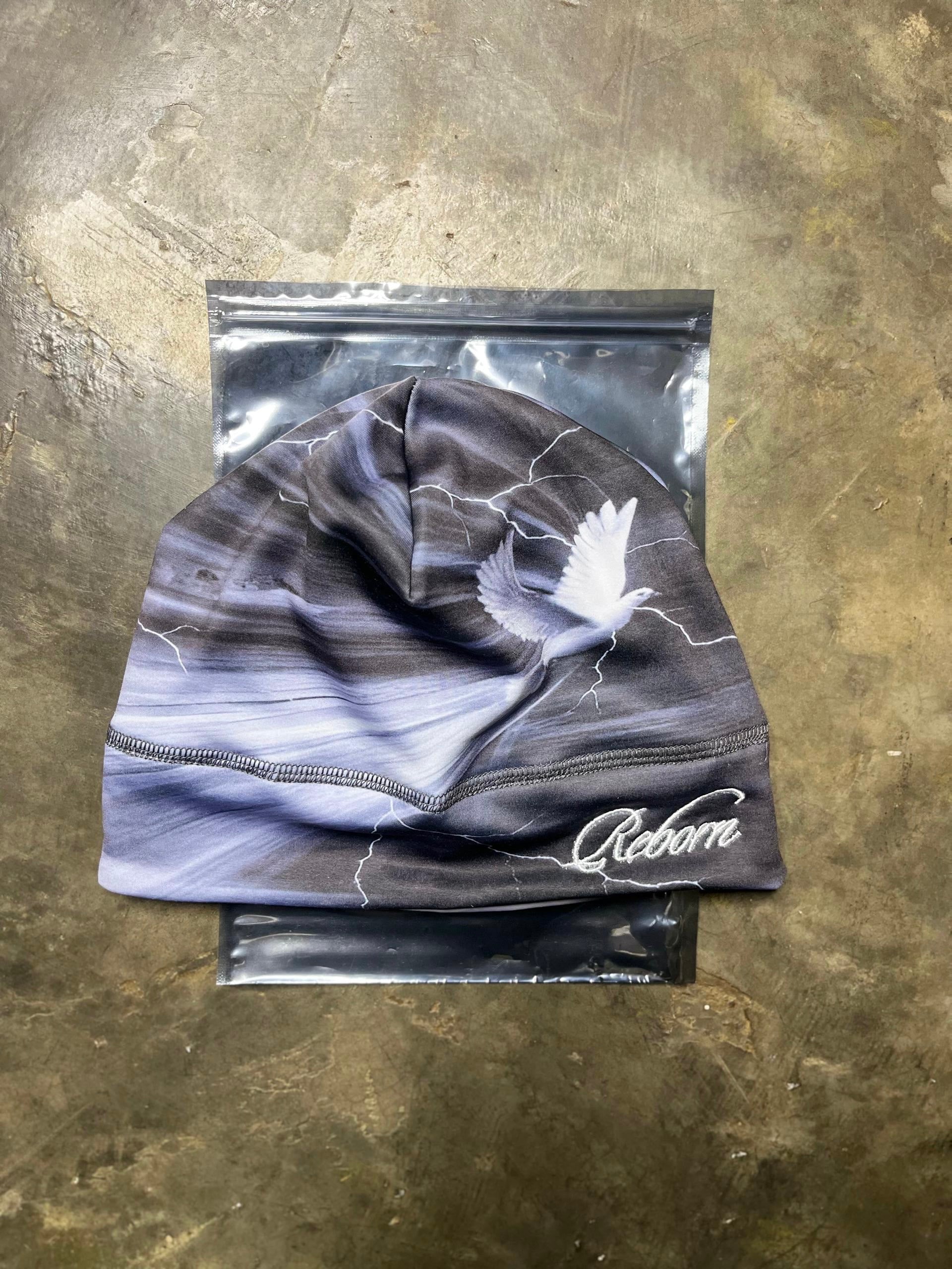 REBORN “Hadesh” Skull cap – Grey/Black